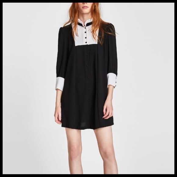 Zara Dresses & Skirts - {Zara} Contrast Bib Dress